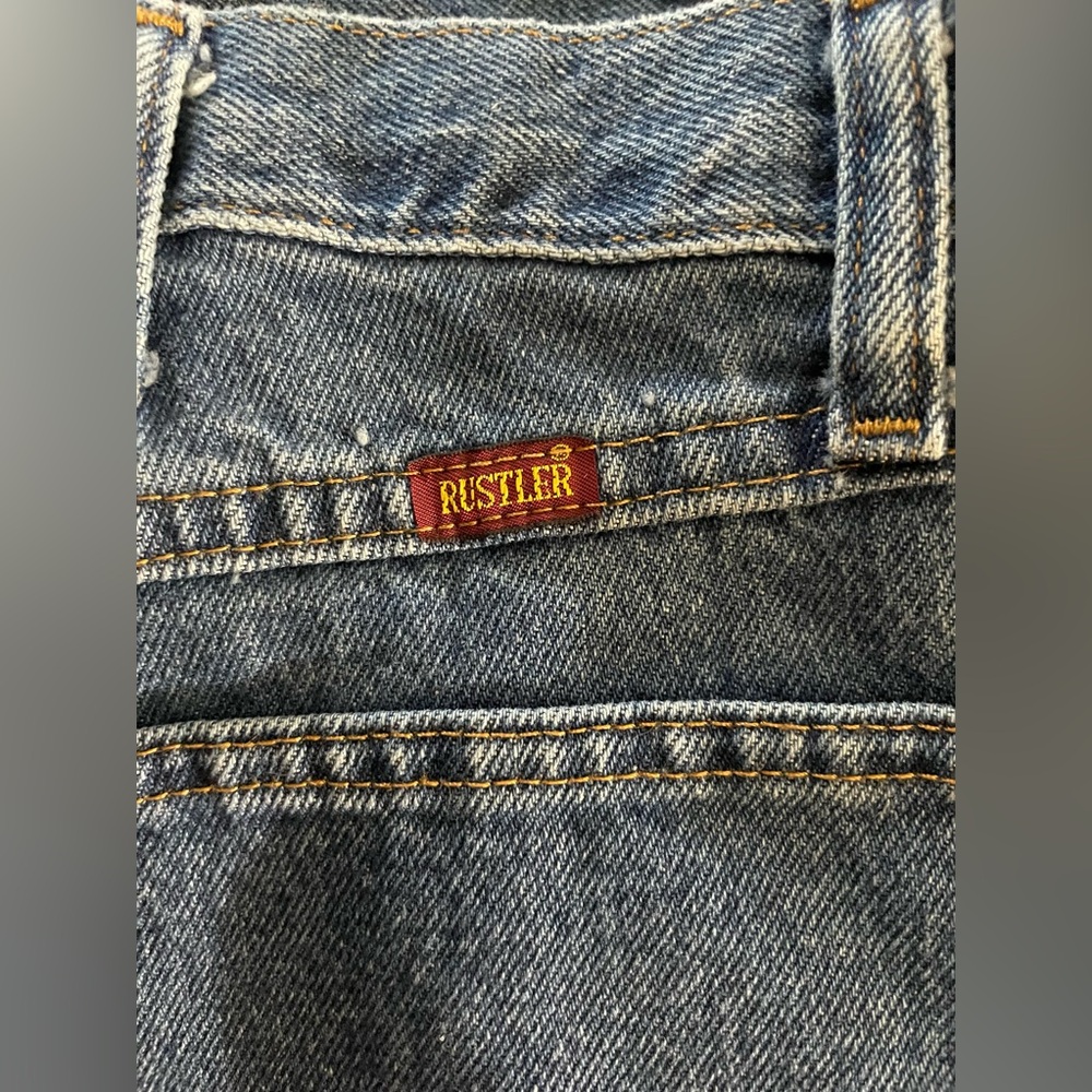 Rustler Jeans Size 36x34 Mens Made in USA Denim Jeans - Picture 3 of 4